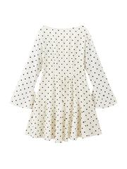 Women's French-Style Flared-Sleeve Mermaid Dress