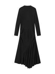 Women's Elegant Black Knit Mermaid Base Skirt