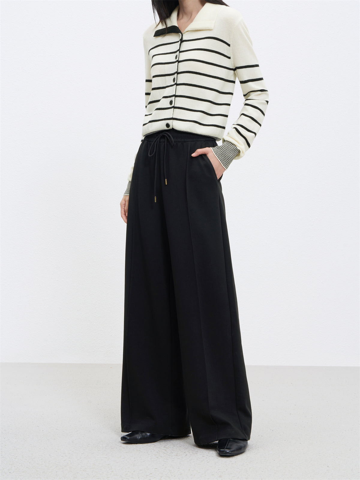 Women's High Waist Long Wide Leg Pants