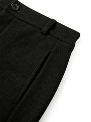 Women's High-Waist Heavyweight Chenille Wide-Leg Pants
