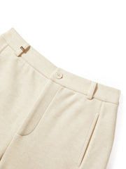 Women's High-Waist Chenille Wide-Leg Pants