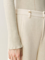 Women's High-Waist Chenille Wide-Leg Pants