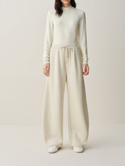 Women's Fleece-Lined Knit Banana Pants