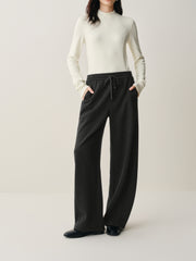 Women's Fleece-Lined Knit Banana Pants
