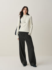 Women's Fleece-Lined Knit Banana Pants
