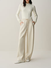 Women's Fleece-Lined Knit Banana Pants