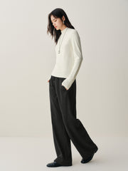 Women's Fleece-Lined Knit Banana Pants