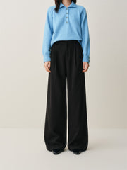 Women's High-Waist Wide-Leg Suit Pants