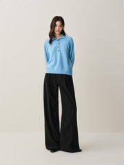 Women's High-Waist Wide-Leg Suit Pants