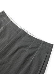 Women's Basic Wide-Leg Curved-Hem Pants