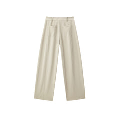 Women's High-Waist Wide-Leg Banana Trousers