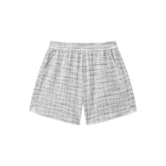 Women's Tweed-Inspired T-Shirt and Shorts Set