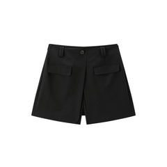 Women's Lyocell High-Waist Curved Cargo Pants