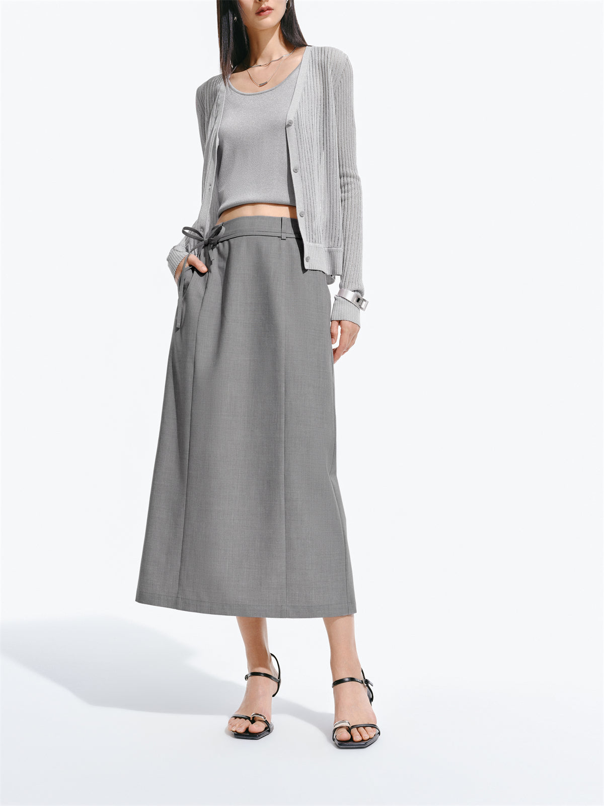 Women's Mid-Length Pencil Skirt