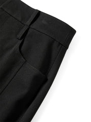 Women's Front-Slit Midi Skirt