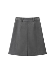 Women's Commuter Soft-Touch Midi Pleated High-Waist Skirt