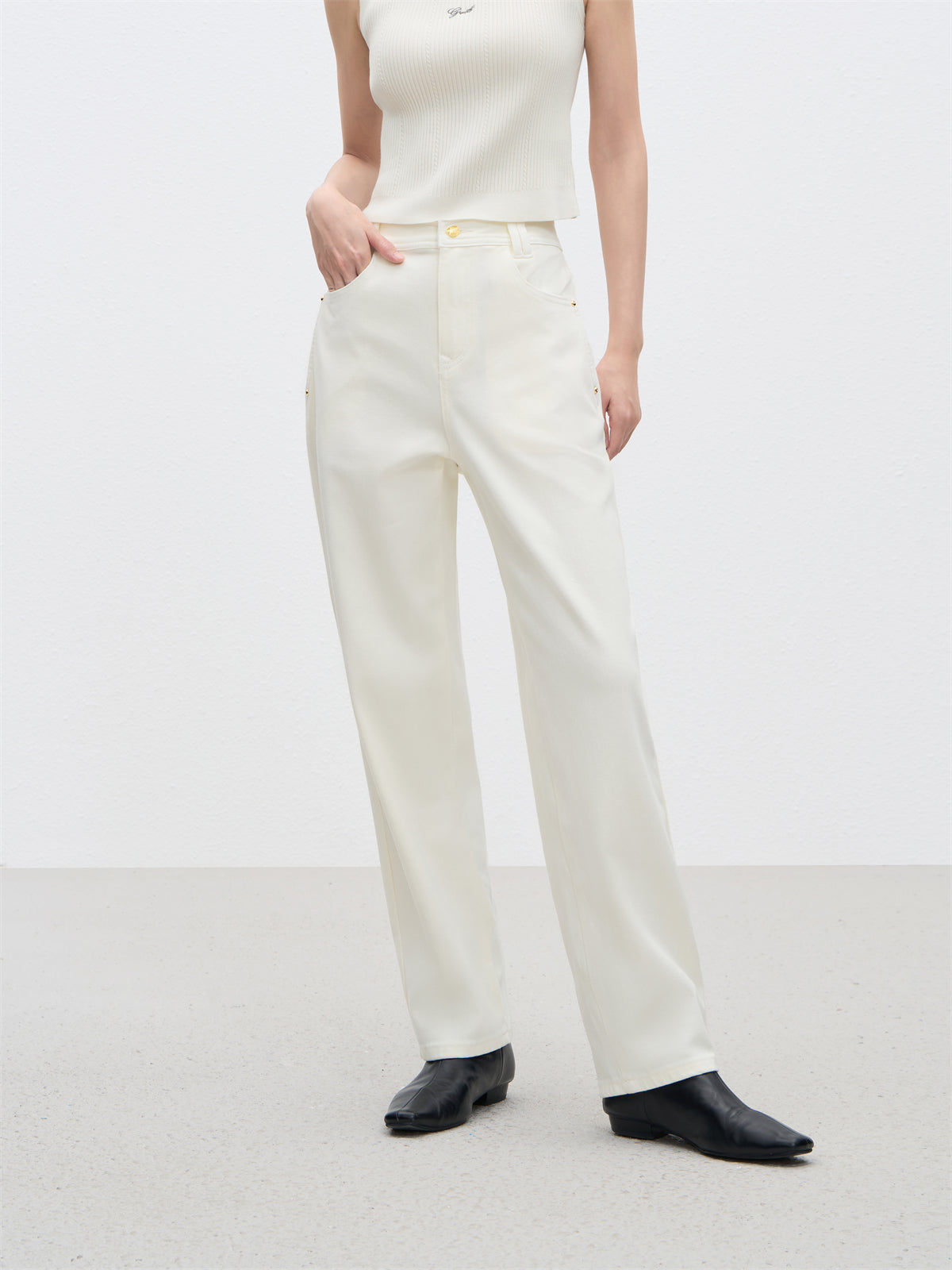 Women's High Waist Tapered Pants