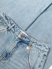 Women's High-Waist Wide-Leg Flared Jeans