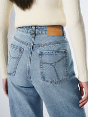Women's High-Waist Wide-Leg Flared Jeans