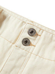 Women's Curved-Leg Jeans with Self Belt