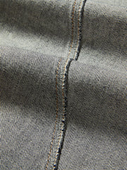 Women's Curved-Leg Jeans with Self Belt