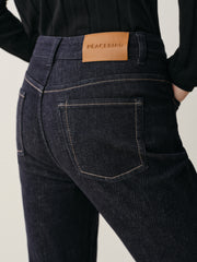 Women's High-Waist Slim Flared Jeans