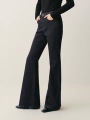 Women's High-Waist Slim Flared Jeans
