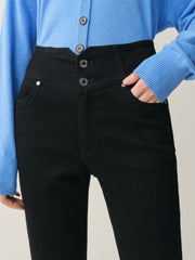 Women's Stretch Brushed Slim Tapered Jeans