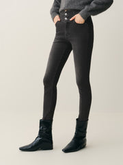 Women's Stretch Brushed Slim Tapered Jeans