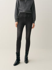 Women's Stretch Brushed Slim Tapered Jeans