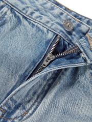 Women's Lyocell-Cotton Blend Straight-Leg Jeans