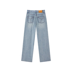 Women's Lyocell-Cotton Blend Straight-Leg Jeans