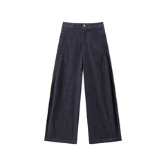 Women's Raw Denim Barrel-Leg Jeans