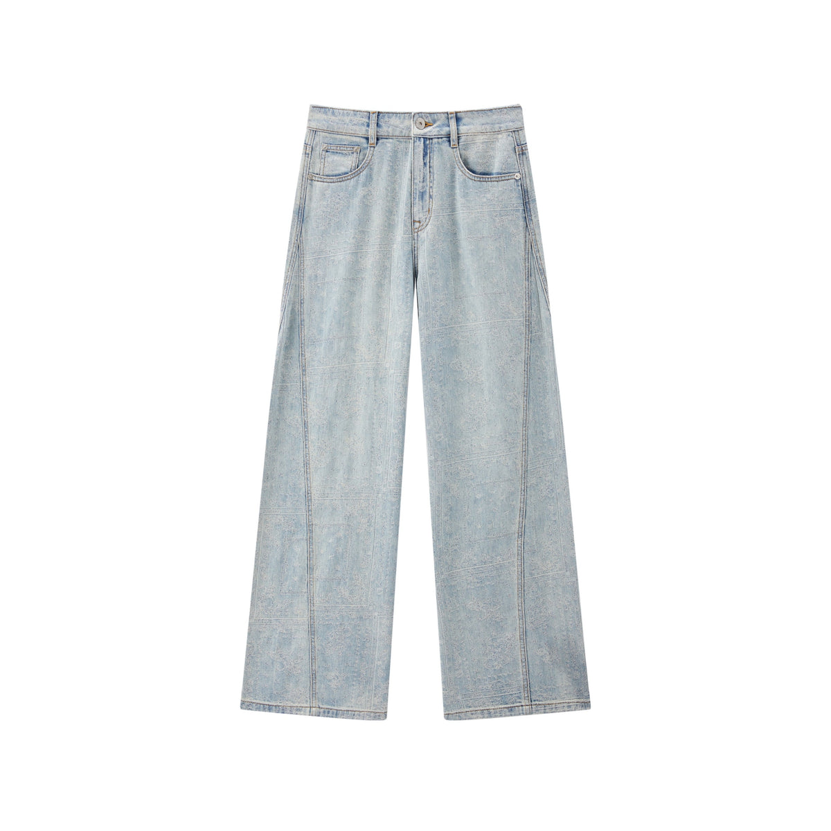 Women's Boho Heavy-Duty Straight-Leg Jeans