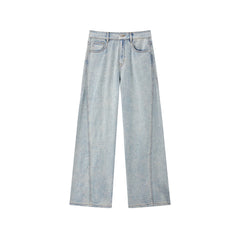 Women's Boho Heavy-Duty Straight-Leg Jeans