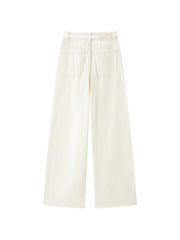 Women's Casual High-Rise Wide-Leg Plant-Dyed Jeans