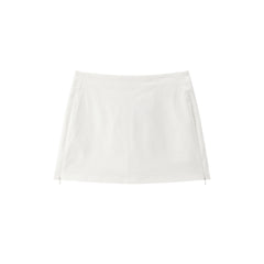 Women's Casual Lyocell High-Waist A-Line Short Skirt