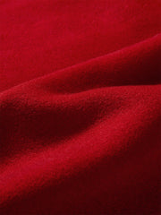 Women's Oversized Extra-Long Wool Coat with Belt