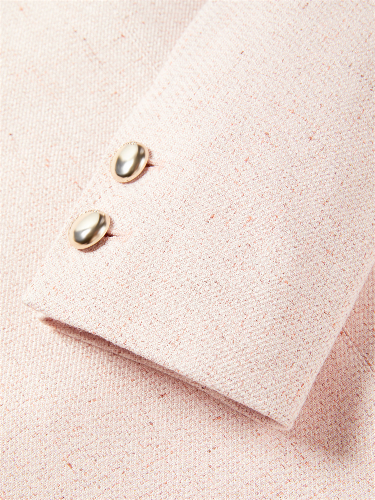 Women's Pink Tweed-Inspired Jacket
