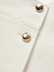 Women's Boxy Tweed-Inspired Jacket
