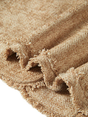 Women's Short Raw-Edge Tweed Jacket