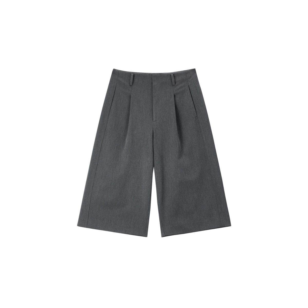Women's Commuter Grey Tailored Bermuda Shorts