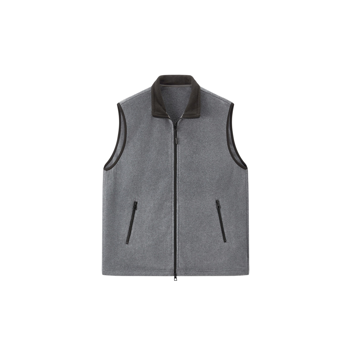 Women's Casual Color-Block Fleece Sweatshirt Vest