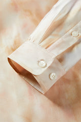 Women's Tie-Dye Sheer Chiffon Shirt