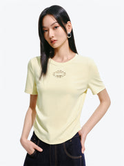 Women's Cropped Fitted T-Shirt