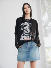 Women's Cooling T-Shirt with Animal Print