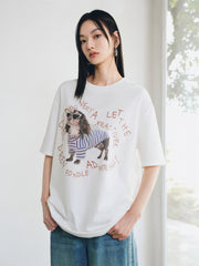 Women's Cooling T-Shirt with Animal Print