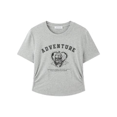 Women's Slim-Fit Antibacterial Graphic T-Shirt
