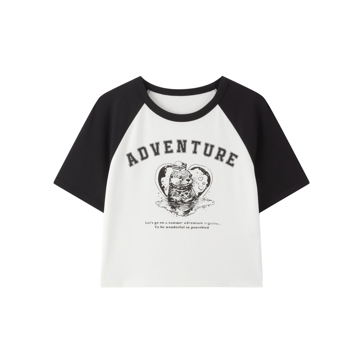 Women's Contrast Graphic T-Shirt