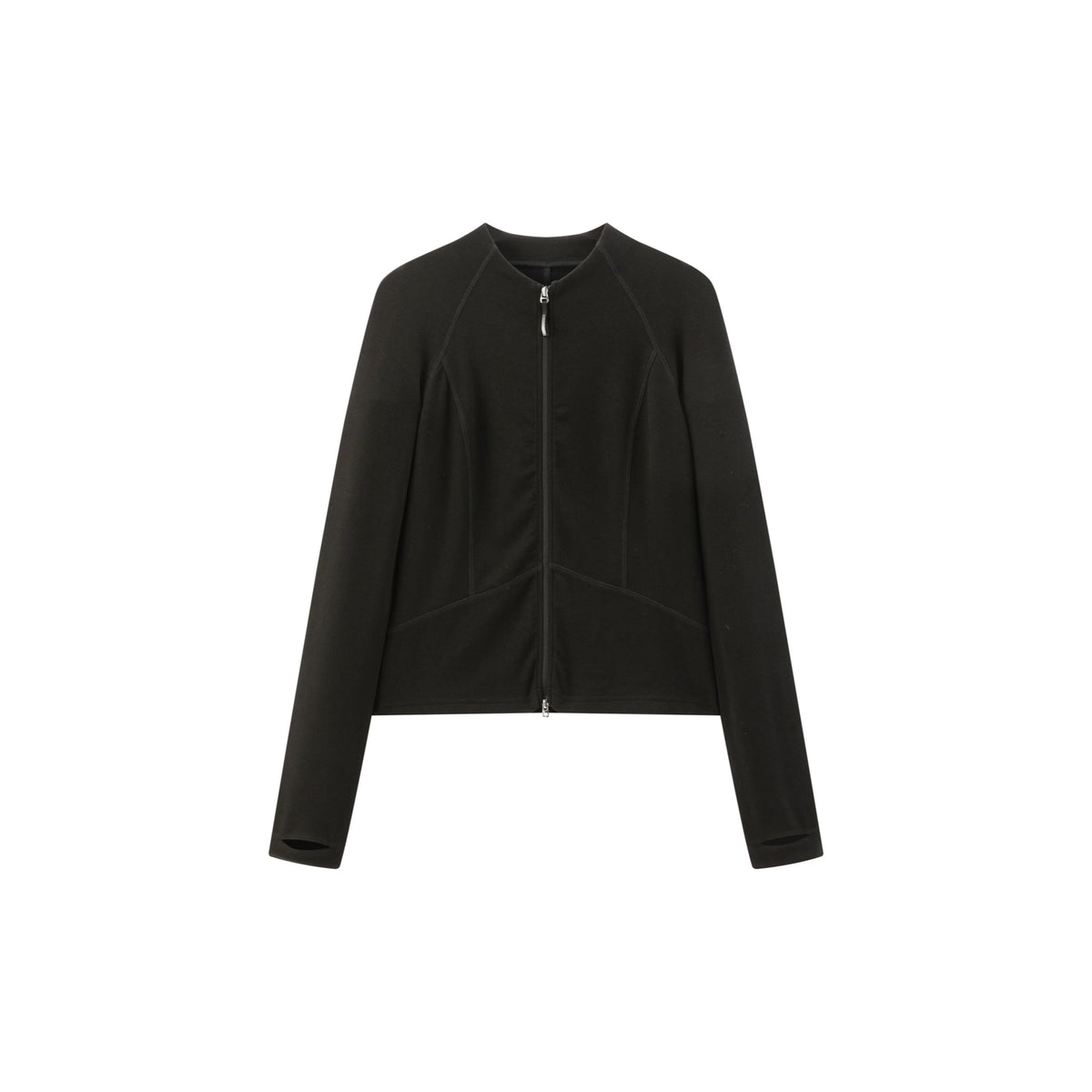 Women's Casual Sporty Stand-Collar Zip Cardigan